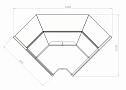 Чертеж GC95 VM-6-1 inside corner no sidewalls (version 2.0)